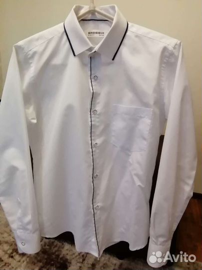 Школьная рубашка для мальчика 10 - 12 лет