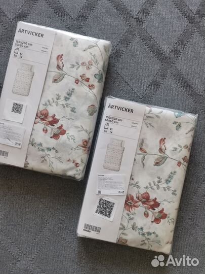 Постельное белье IKEA Эртвиккер 1.5