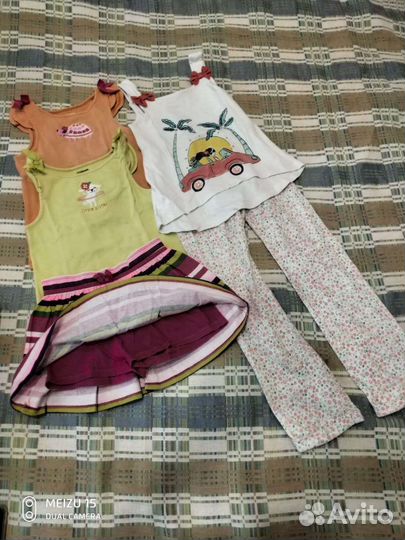 Летние вещи 4 года 104 см для девочки