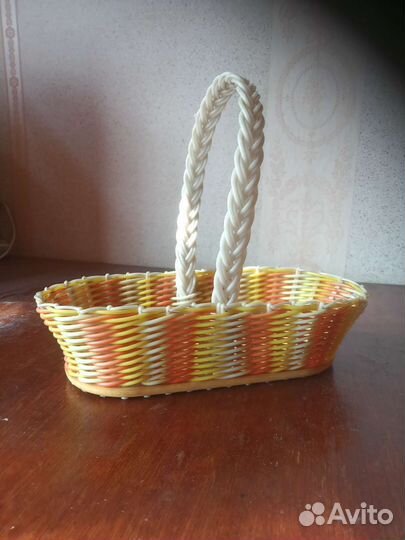 Корзиночка плетеная советская