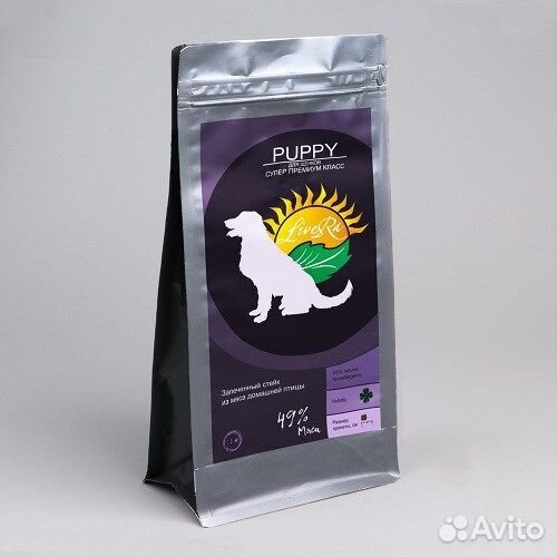 Корм 7кг LiveRa Puppy для щенков