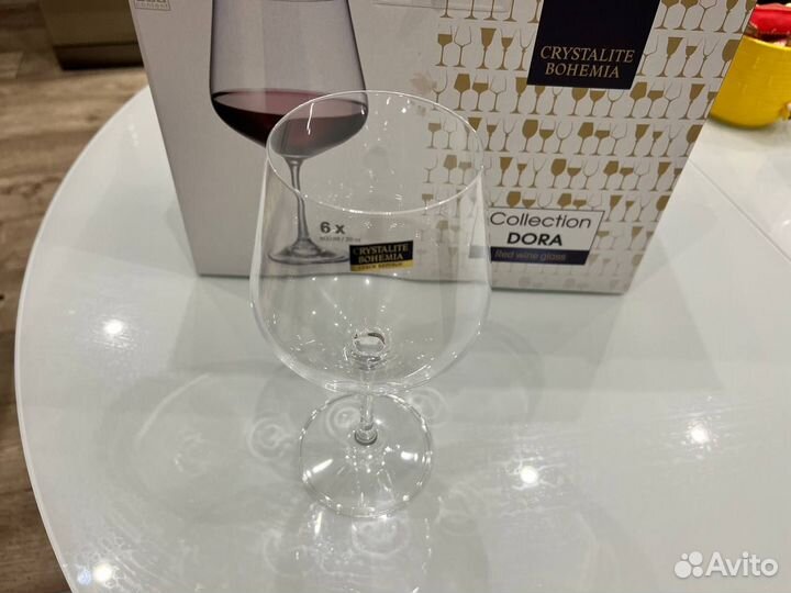 Набор бокалов для красного вина crystalite bohemia