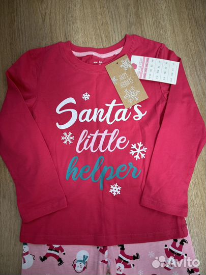 Пижама новогодняя Gloria Jeans 104-110 для девочки