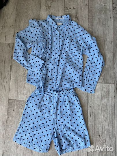 Муслиновый костюм женский новый