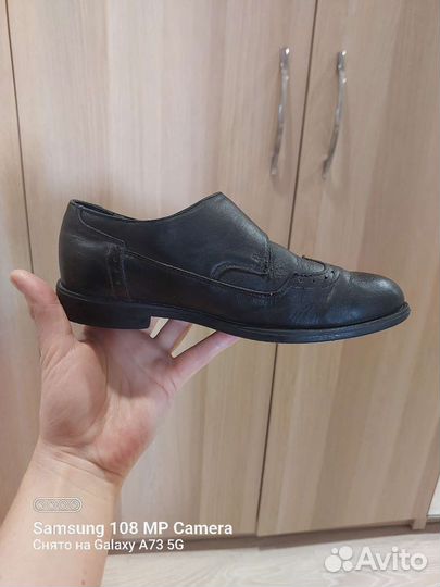 Туфли кожаные школьные Котофей 35 р-р
