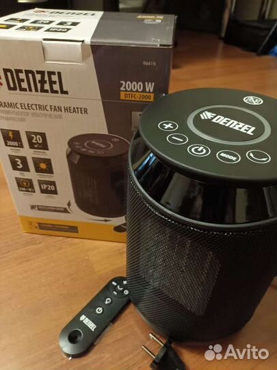 Обогреватель тепловентилятор керамический Denzel 2