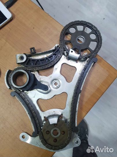 Цепь масляного насоса с планкой и звёздочкой бмв