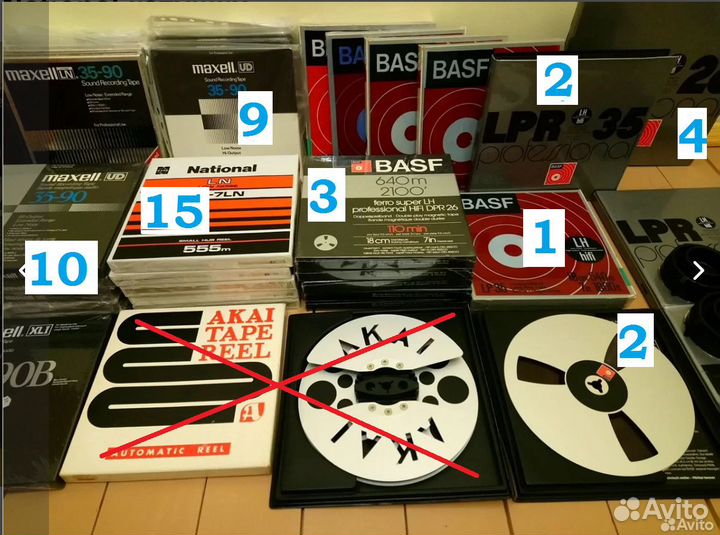 Грампластинка, магнитная лента, катушки, кассеты