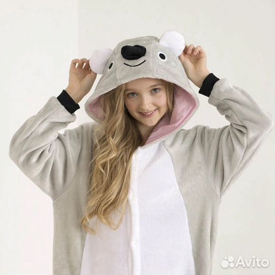 Кигуруми жираф, лемур, панда и другие. Все размеры