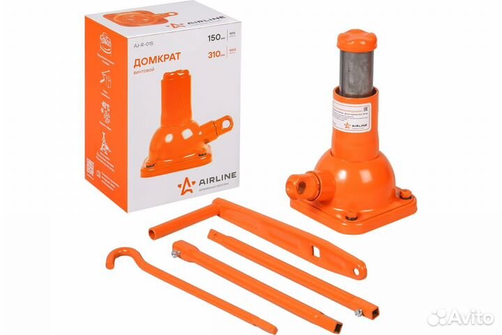Винтовой домкрат Airline 2 тонны
