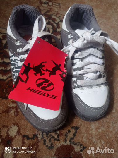 Кроссовки ролики детские новые 34размер