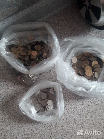 Монеты 1 5 10 50 копеек 1.7кг