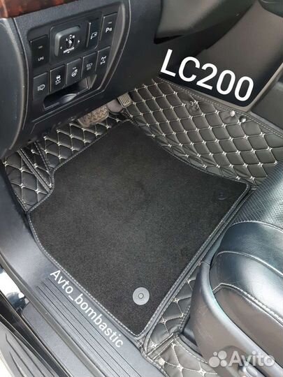 5D Ковры - Двухсотка / Lexus 570 - Рав4 - текстиль