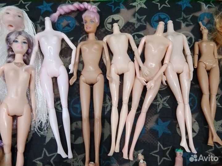 Лот тел Барби и аналогов, куклы