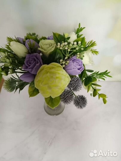 Букет цветов из мыла