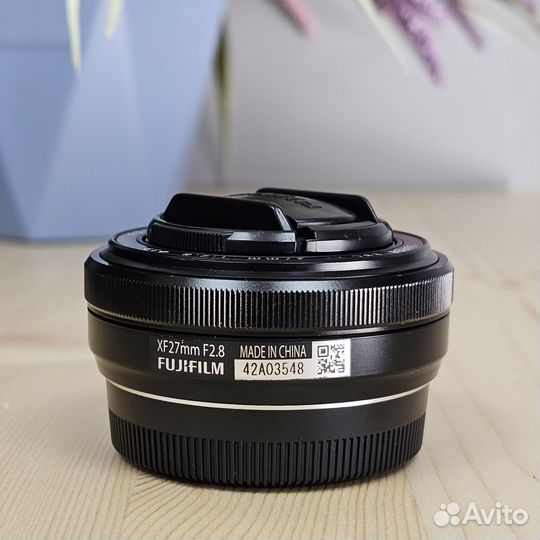 Объектив Fujifilm XF 27mm F2.8