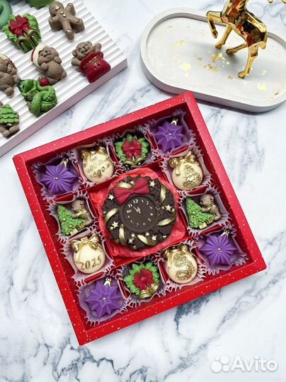 Шоколадный подарок на новый год
