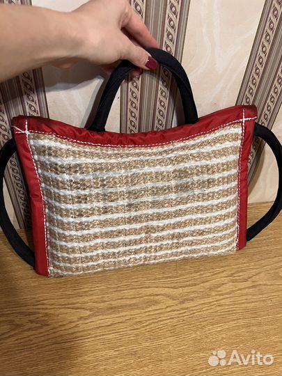 Подушка-ухватка «команч» с тремя ручками для собак