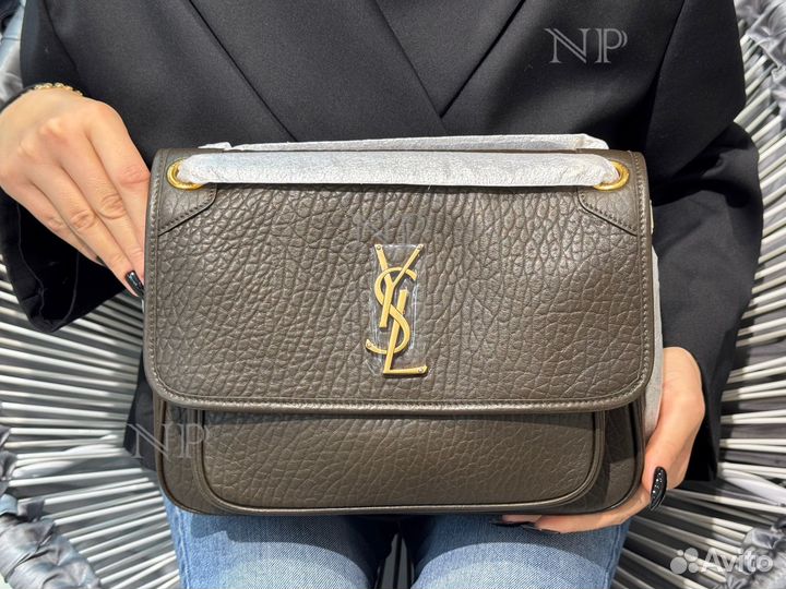 Сумка YSL Niki из кожи ягненка