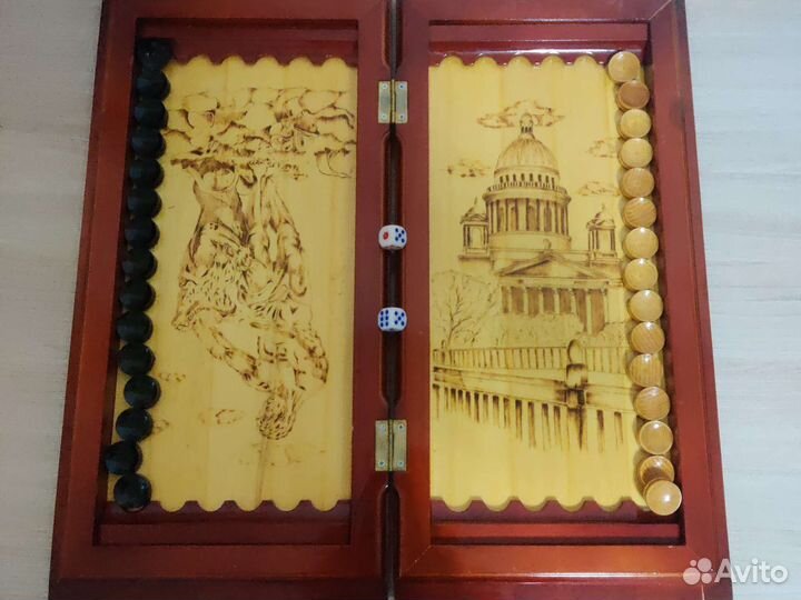 Нарды ручной работы новые