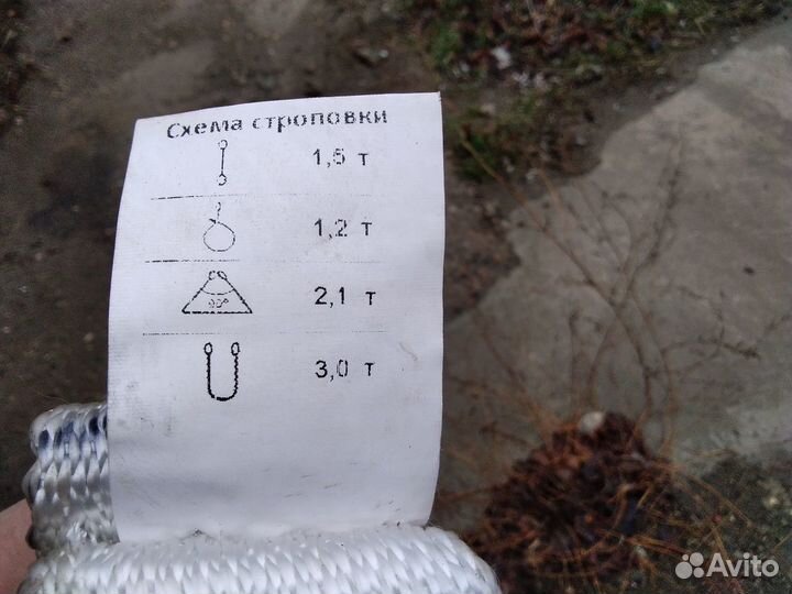 Строп текстильный петлевой