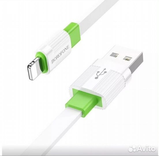 Кабель USB - Lightning borofone BX89 Union 2.4A, 1