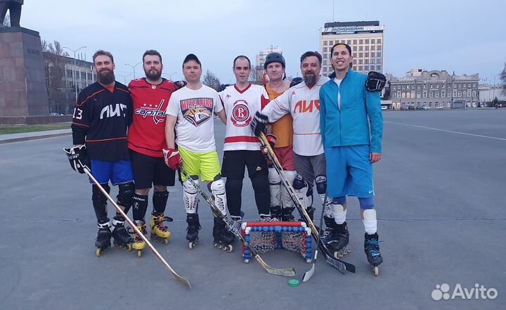 Ролики Seba, Коньки Bauer. Хоккей на асфальте