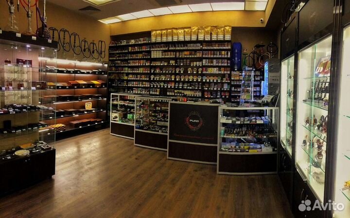 Табачный магазин с лояльными клиентами