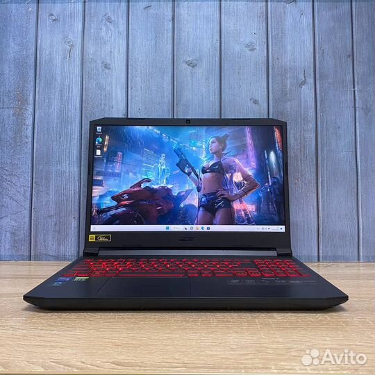 Игровой ноутбук Core i7 11800H, 16Gb, RTX3050Ti