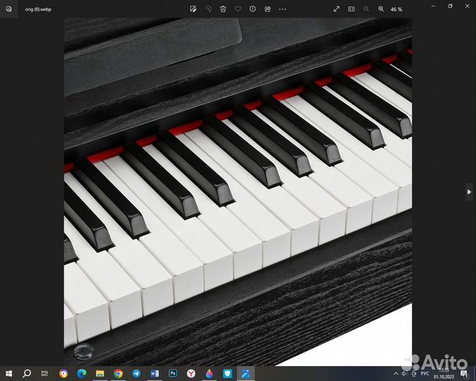 Цифровое фортепиано новое