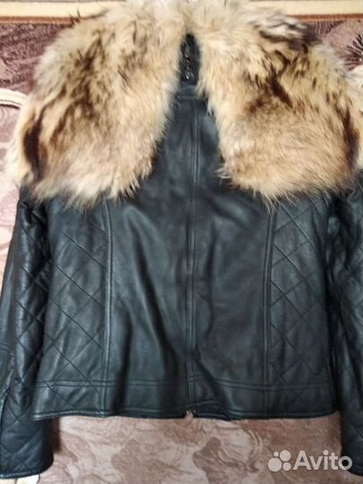 Куртка кожаная женская