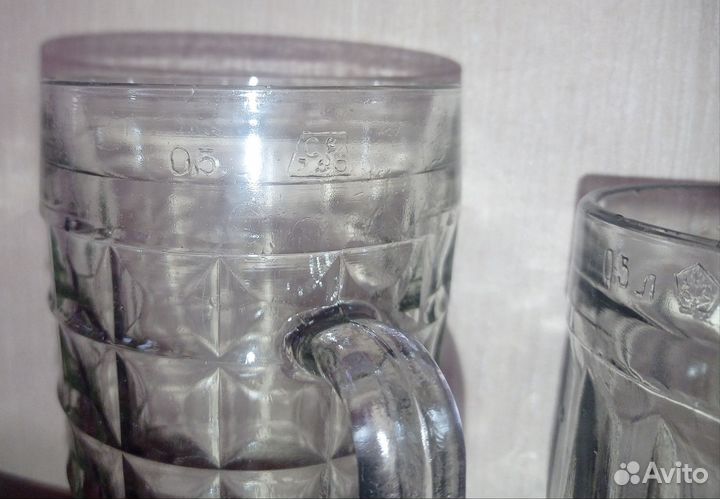 Кружка пивная СССР Моргуновка и Жамчики 0,5 л