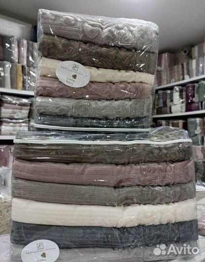 Махровые полотенца defne KDF Турция 50/90, 70/140