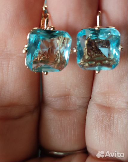 Серьги грозди разные