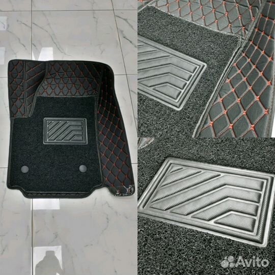 Коврики салона кожаные Mercedes Benz W222