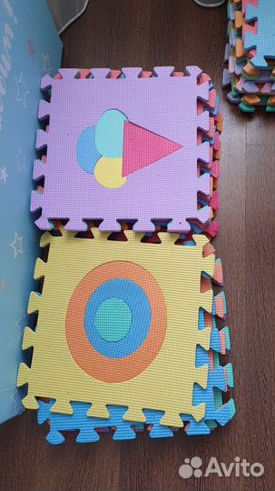 Мягкий коврик пазл