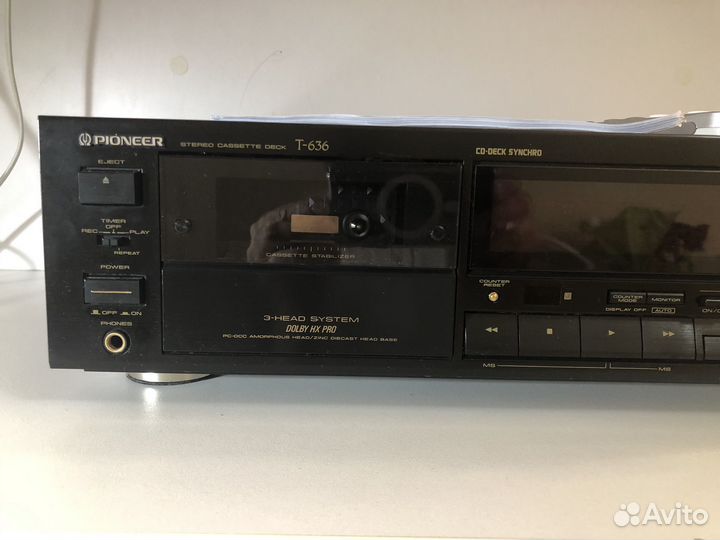 Кассетная дека Pioneer T-636