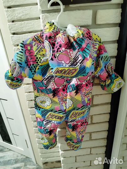 Комбинезон весна осень для девочек рост 68
