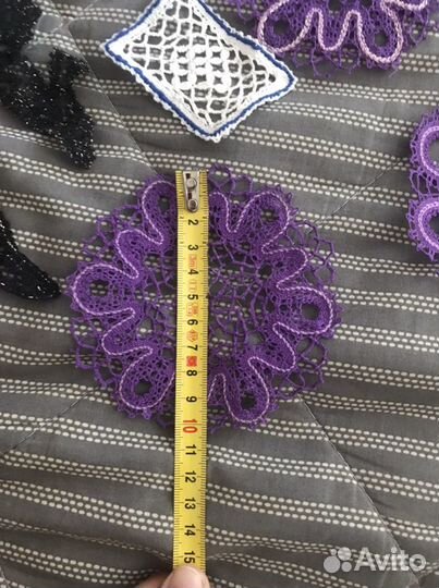 Вязаные элементы декора