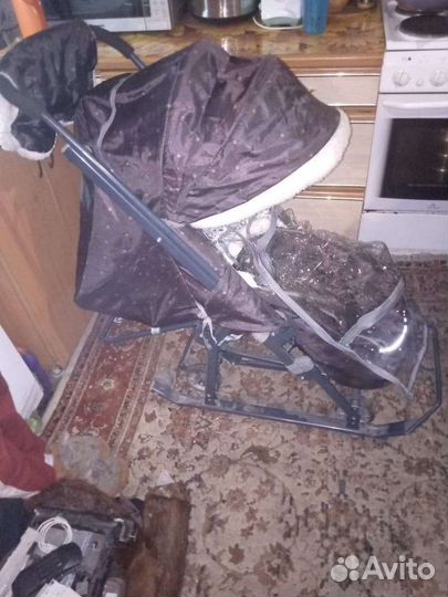 Санки коляска ника