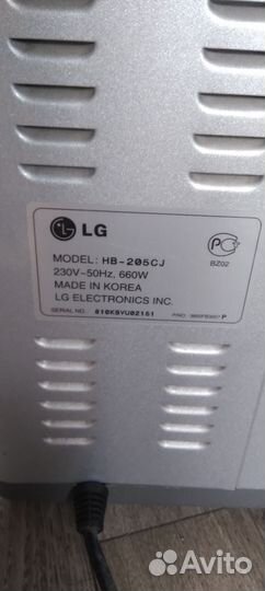 Хлебопечка lg hb 205 cj