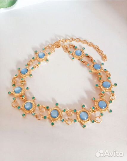 Чокер колье в винтажном стиле