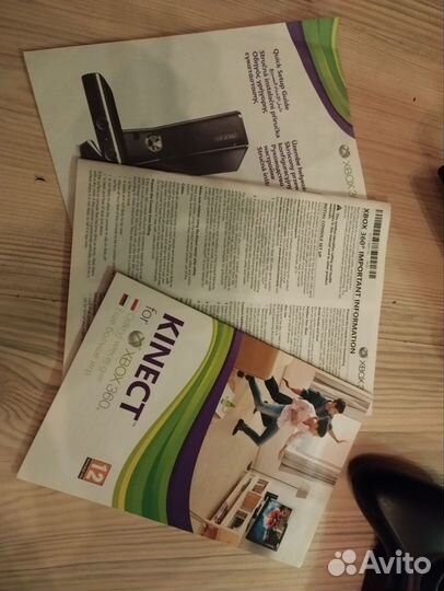 Продам Xbox 360 с Kinect, 1 джойстик и 7 дисков с