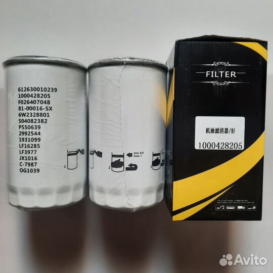 Масляный фильтр weichai WP12