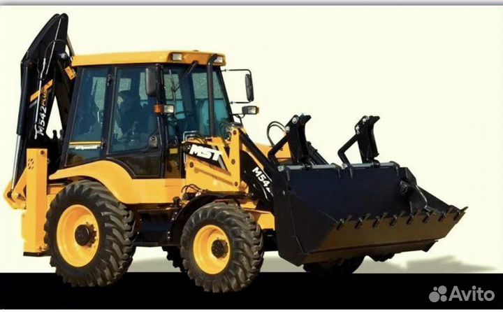 Услуги экскаватора-погрузчика