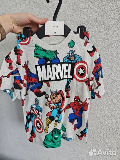 Комплект Марвел, hm, 98, 104. Новый