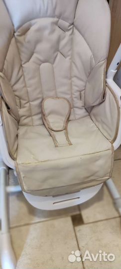 Стульчик для кормления, качели Caretero indigo