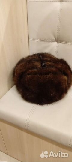 Норковая шапка мужская