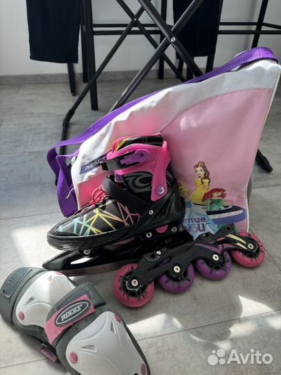 Коньки ролики 2 в 1 37-40