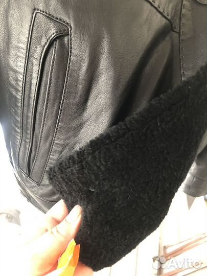 Кожаная куртка мужская